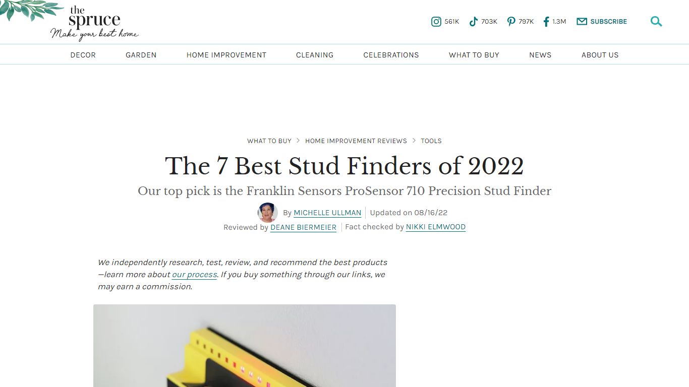 The 7 Best Stud Finders of 2022 - The Spruce